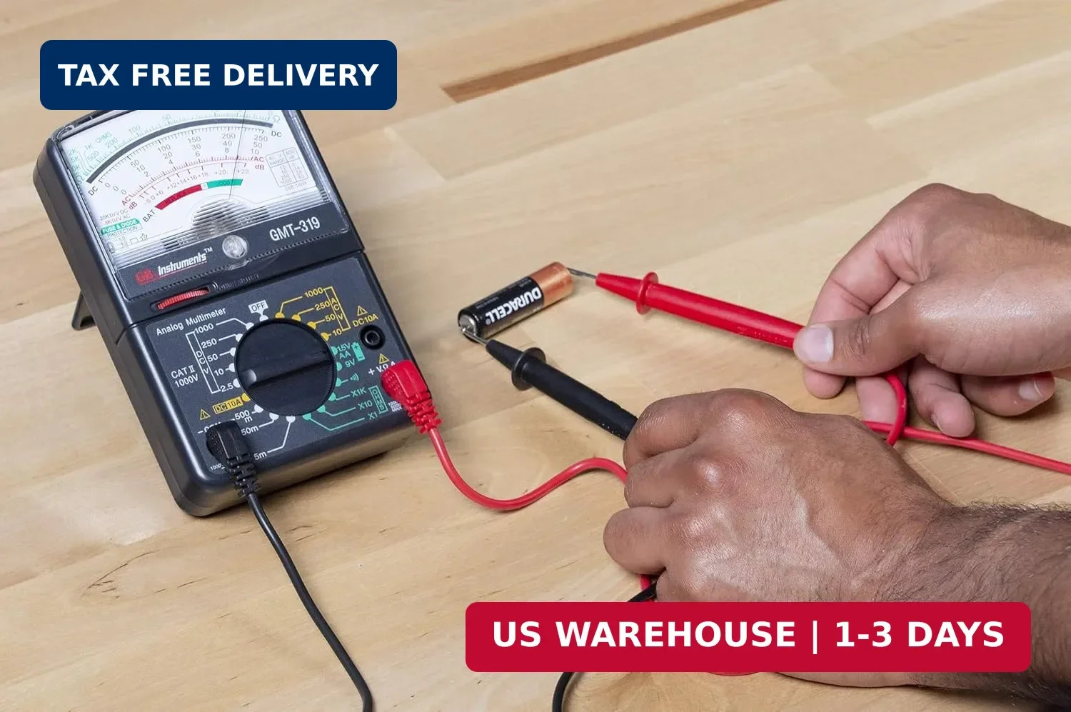 Gardner Bender GMT-319 Multimeter Tester, RJ-45 & RJ-11, 7 Function / 19 Range 1