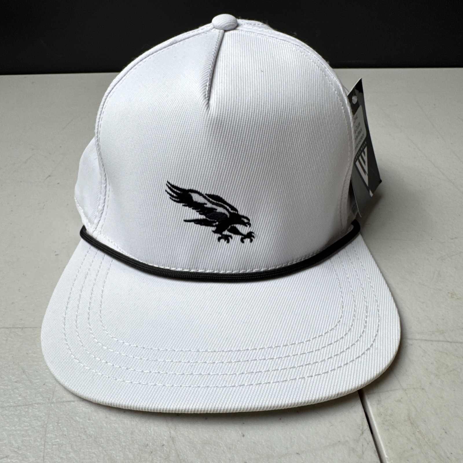 Levelwear The Dude Golf Eagle SnapBack Hat White