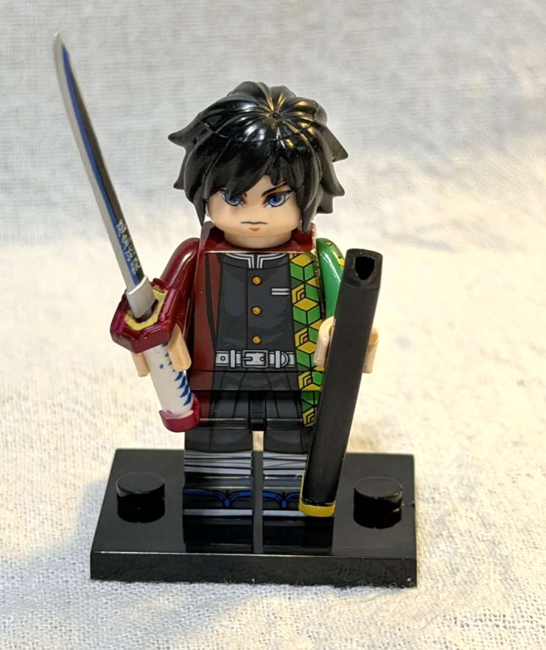 Giyu Tomloka- Custom Minifigure- Demon Slayer Themed