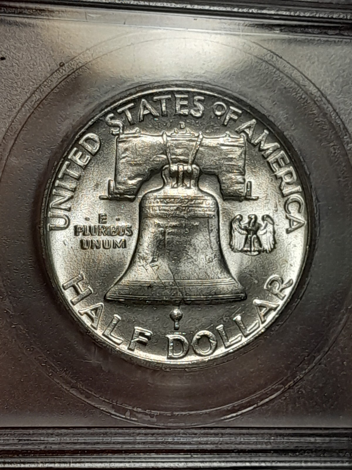 1954- D Franklin Half Dollar ICG MS63FBL