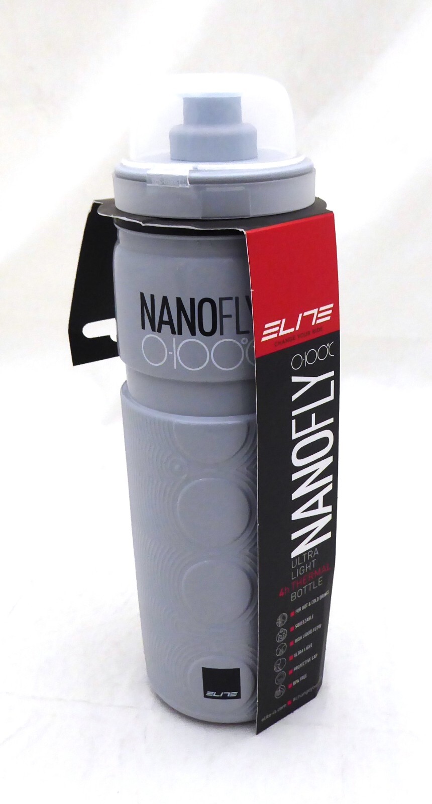 Elite SRL Nanofly Insulated Water Bottle - 500ml, Gray