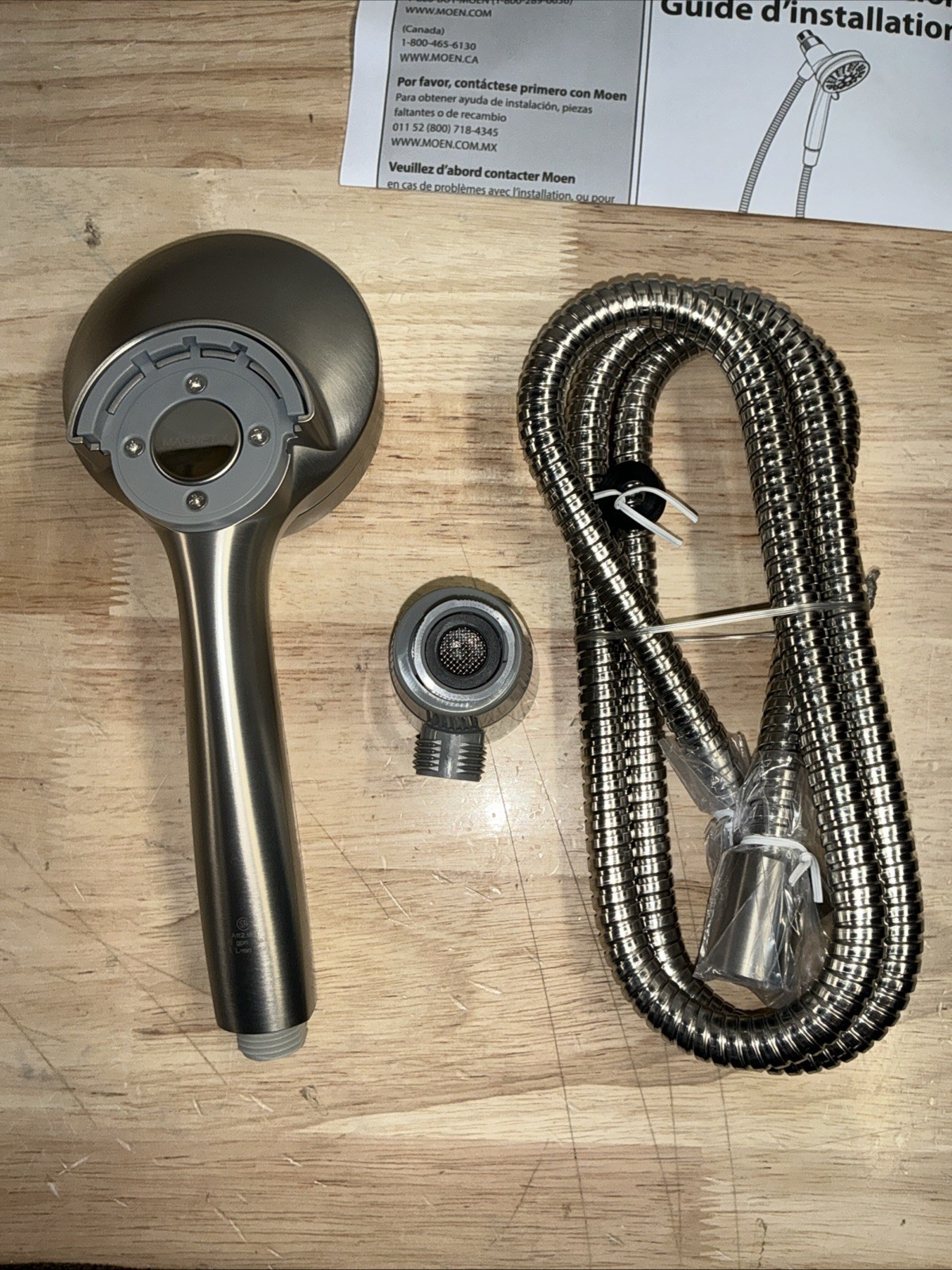 Moen 26100EPSRN Engage 6-Function Handheld Showerhead Spot Resist Brushed Nickel