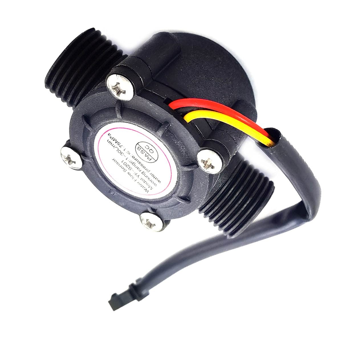 1/2 Inch Water Flow Hall Sensor Control Switch Meter Counter 1-30L/min