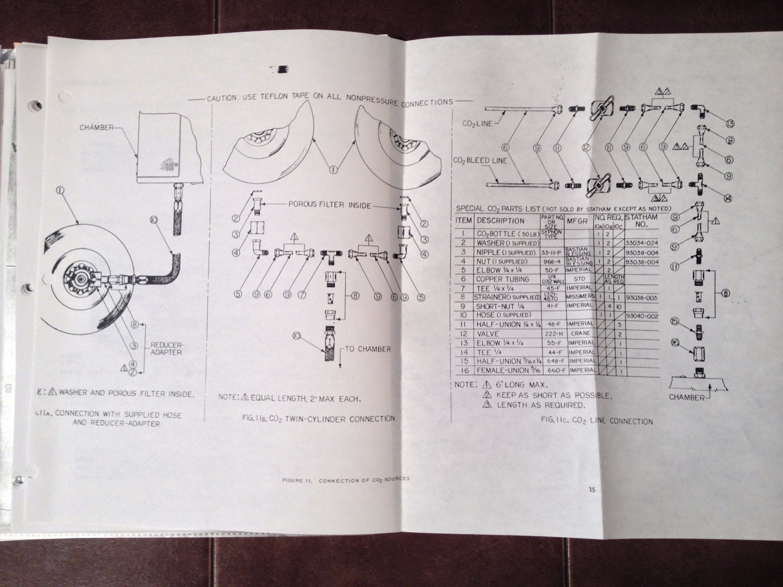 Statham SD6 and SD 6R Temperature Test Chambers Instruction Manual