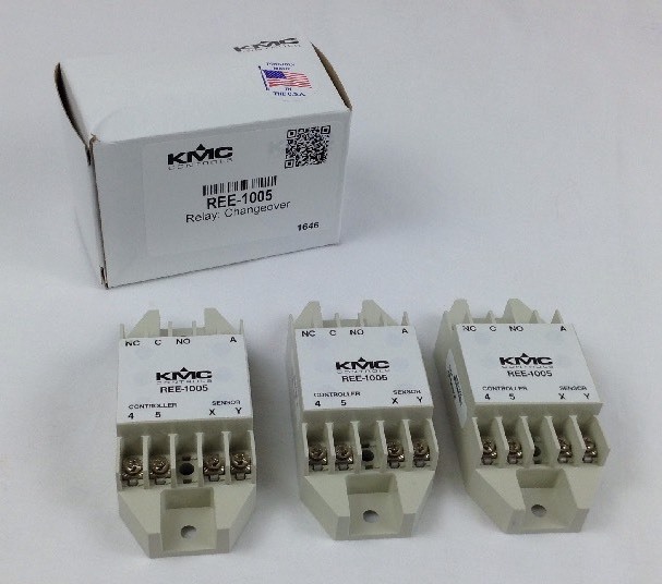 QTY 3 KMC CONTROLS REE-1005 HEATING COOLING RELAY CHANGEOVER FREE SHIPPING
