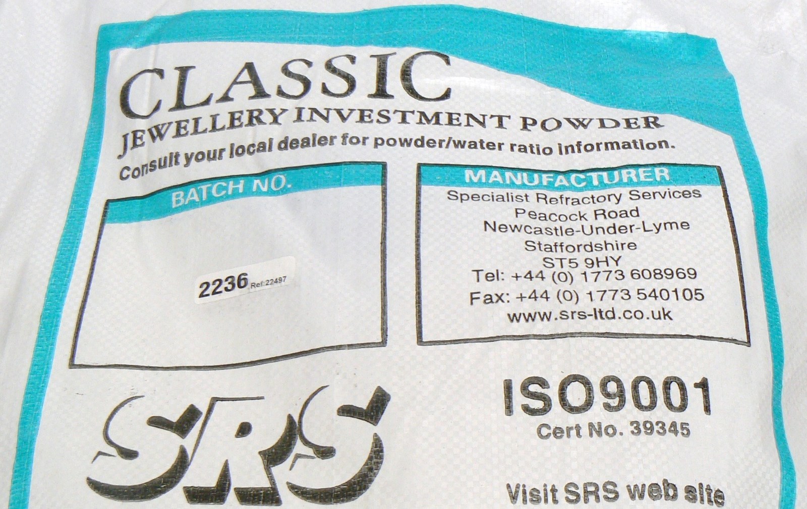 Jewelry Casting Powder Lost Wax Investment Casting Of Jewelry 25 Lbs Classic SRS