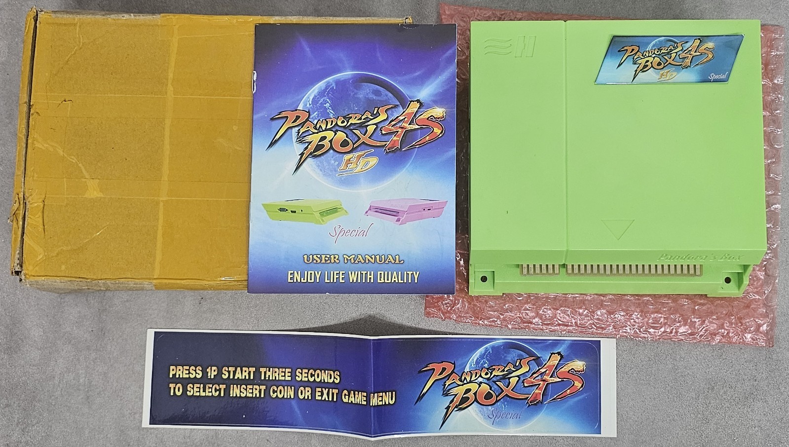 Pandora's Box 4 S HD Special Arcade CRT/VGA Multi-Platform 3H