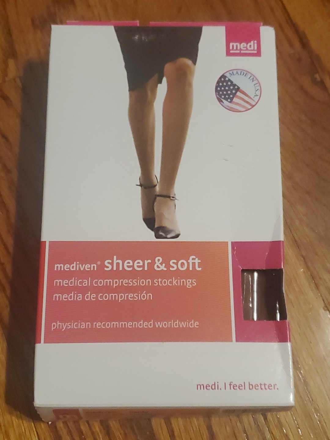 Mediven Sheer & Soft Panty Natural Size B - Closed Toe Compression Natural 8-15