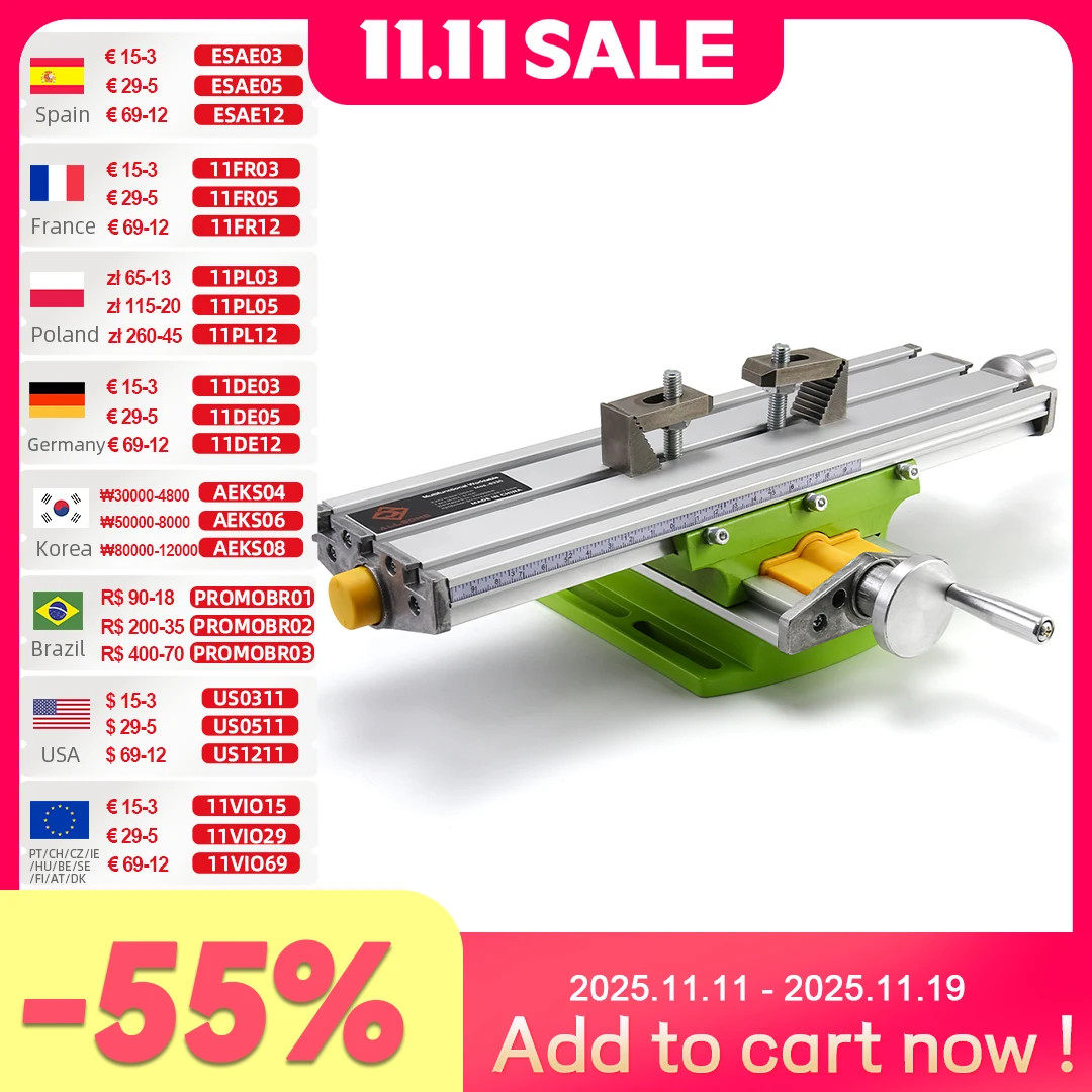 Mini  Milling Machine Worktable Multifunction Drill Vise Fixture Working Table