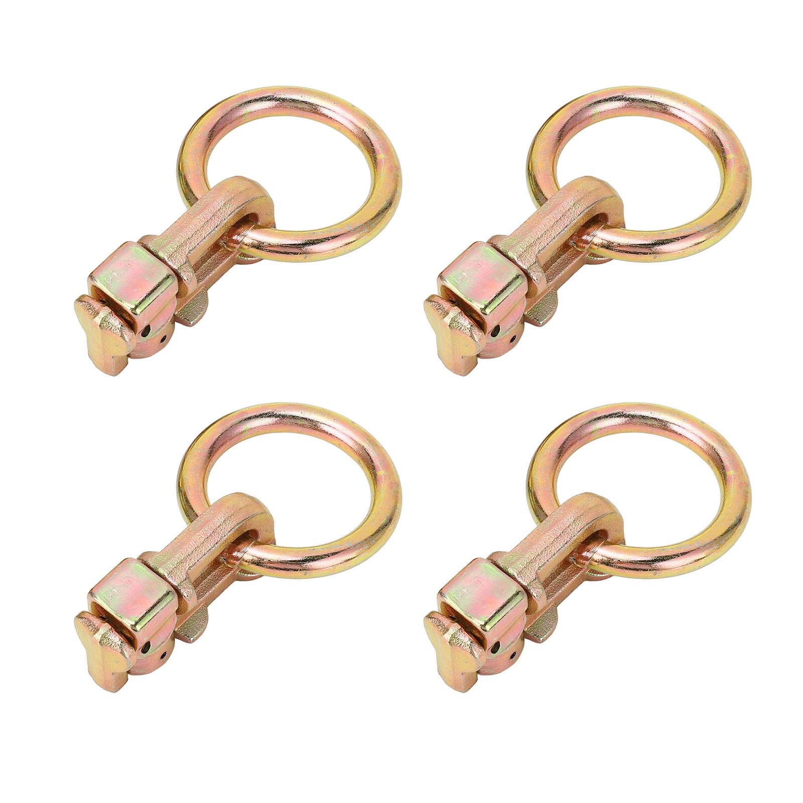 4PCS L Track Double Stud Tie Down Fitting Carbon Steel L Track Fitting With ATGR