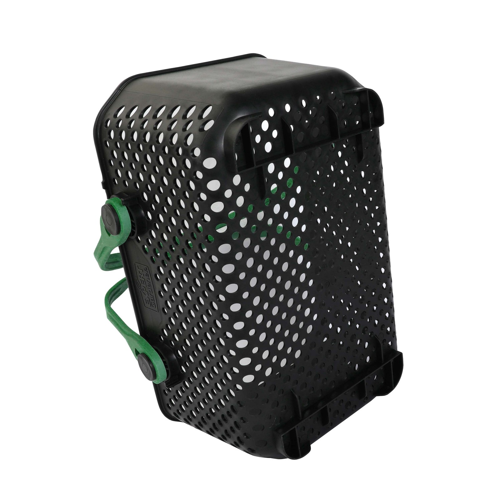 Harvest Storage Basket Black W/ Handles & Stackable Design