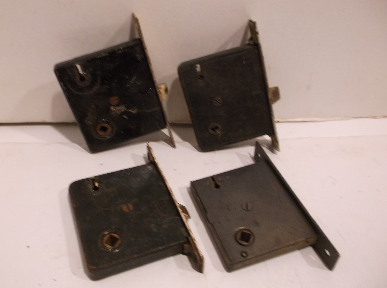 Antique Vintage Mortise Locks no keys - Lot of  4