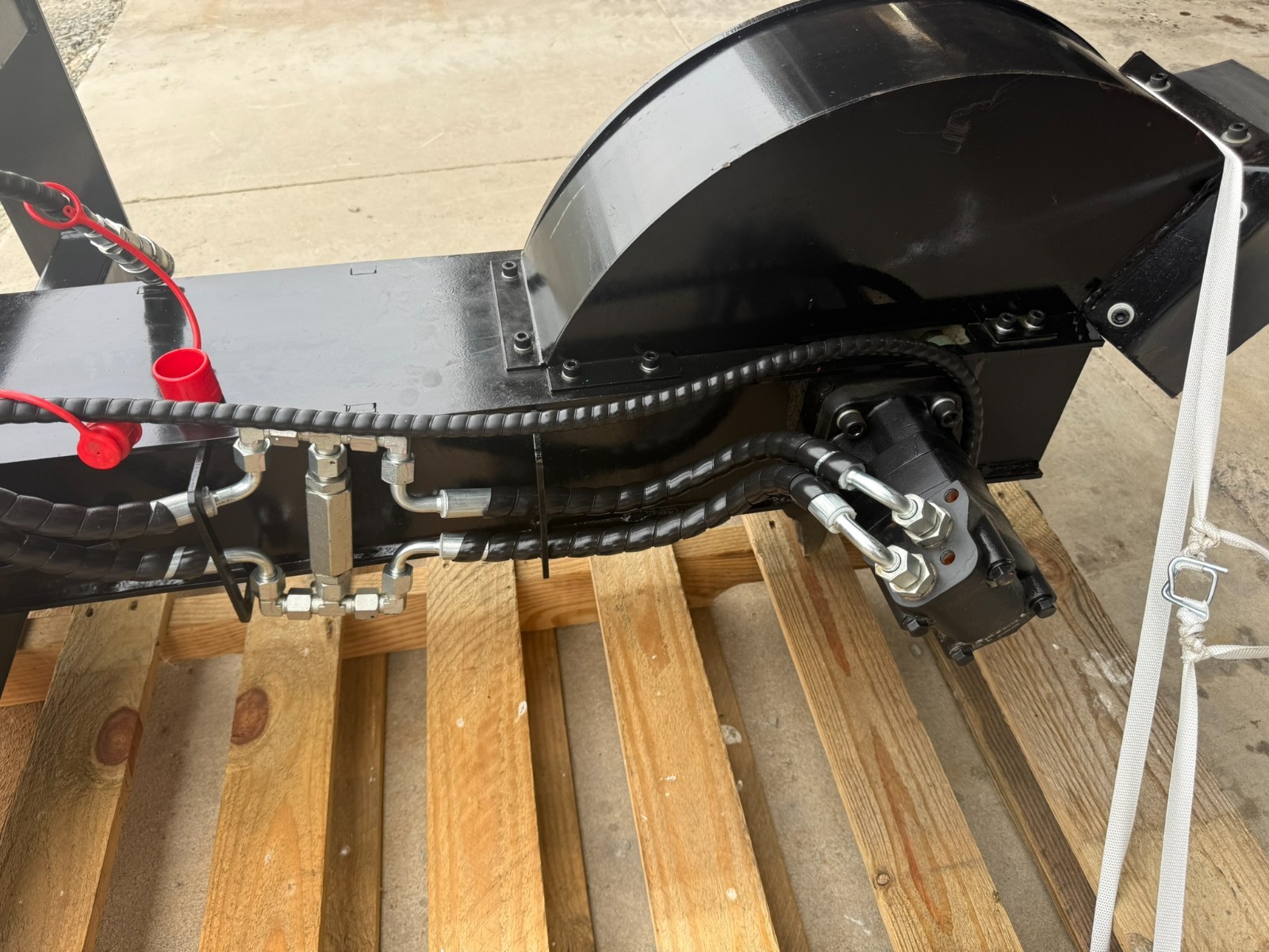 NEW-Skid Steer Hydraulic Stump Grinder Attachment – Quick Attach (NOT Mini)