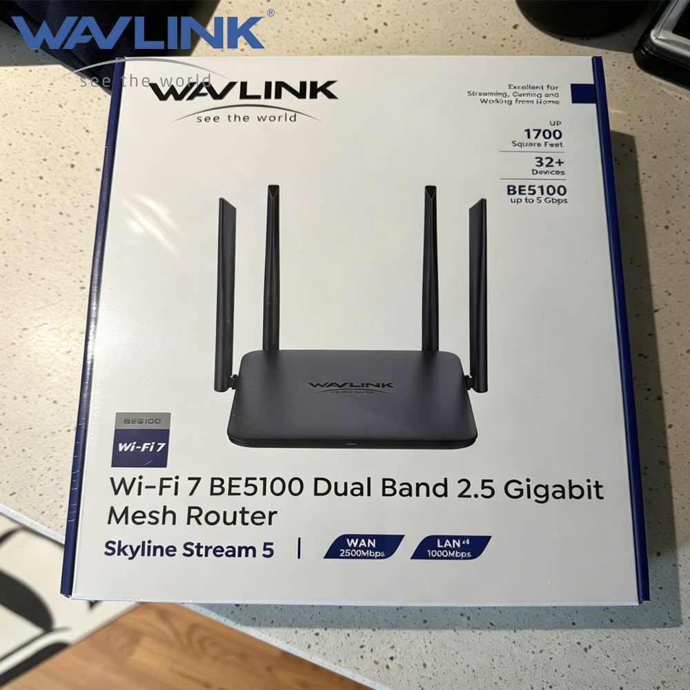 WAVLINK WiFi 7/6 Gaming ROUTER 51000Mbps 3600Mbps Wireless Router Mesh Repeater