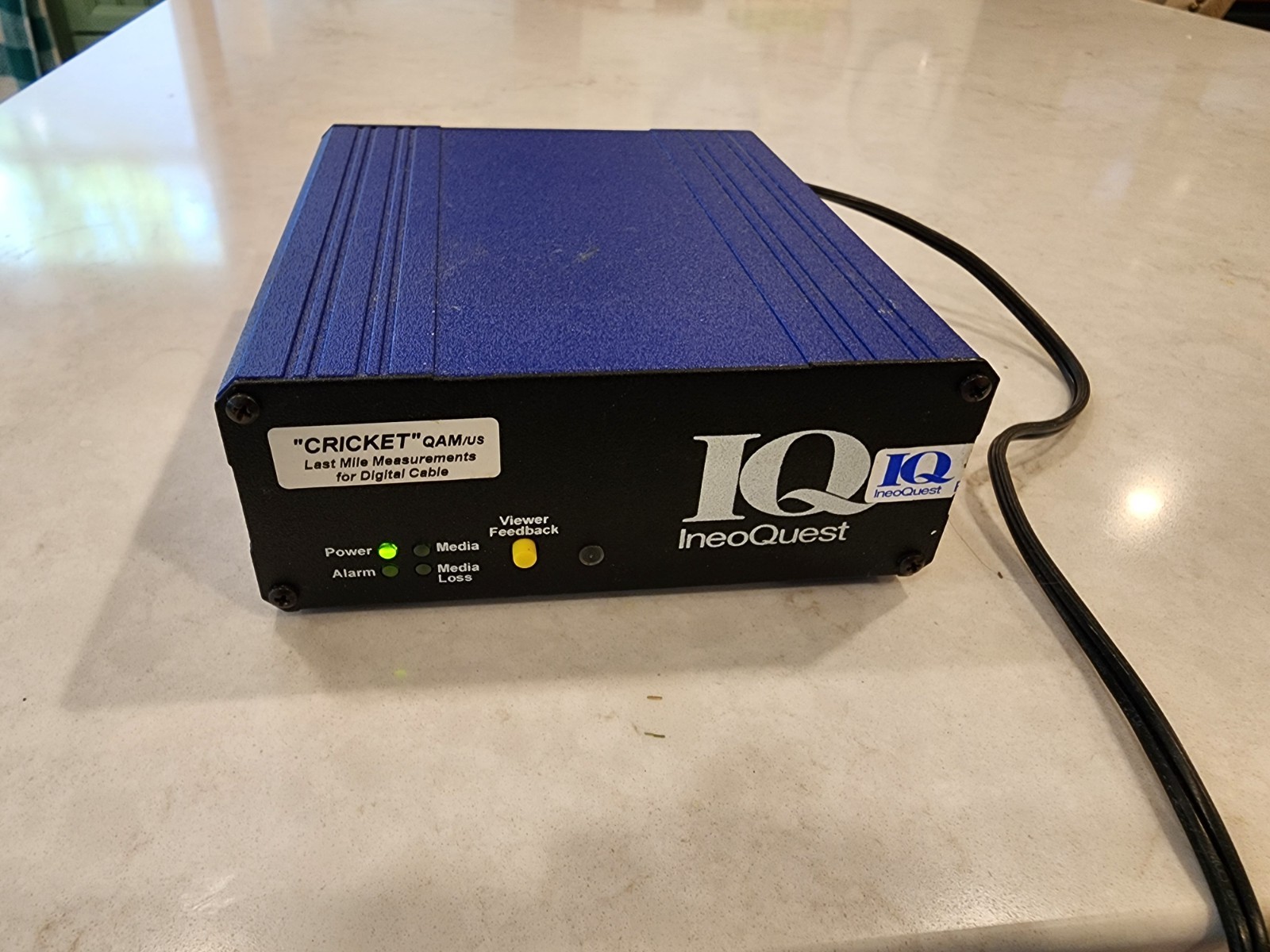 IneoQuest Cricket QAM Plus RF MPEG Video Monitoring Analysis Tool 2SL-1Q100-001