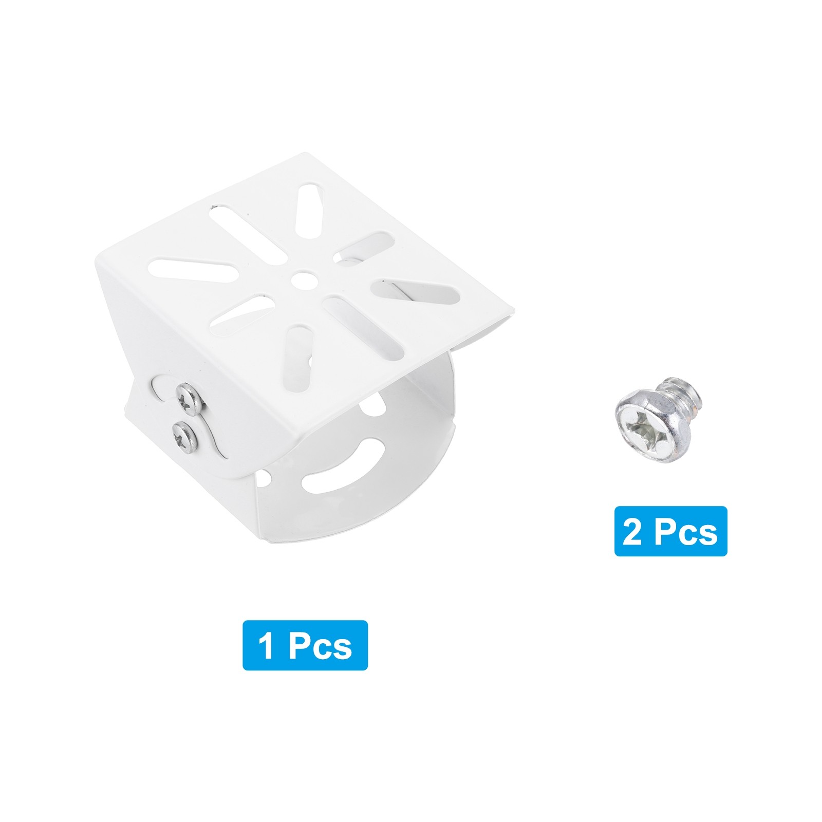 1 Pcs 2" Security Camera Joint Mounting CCTV IP Installation for Safety White
