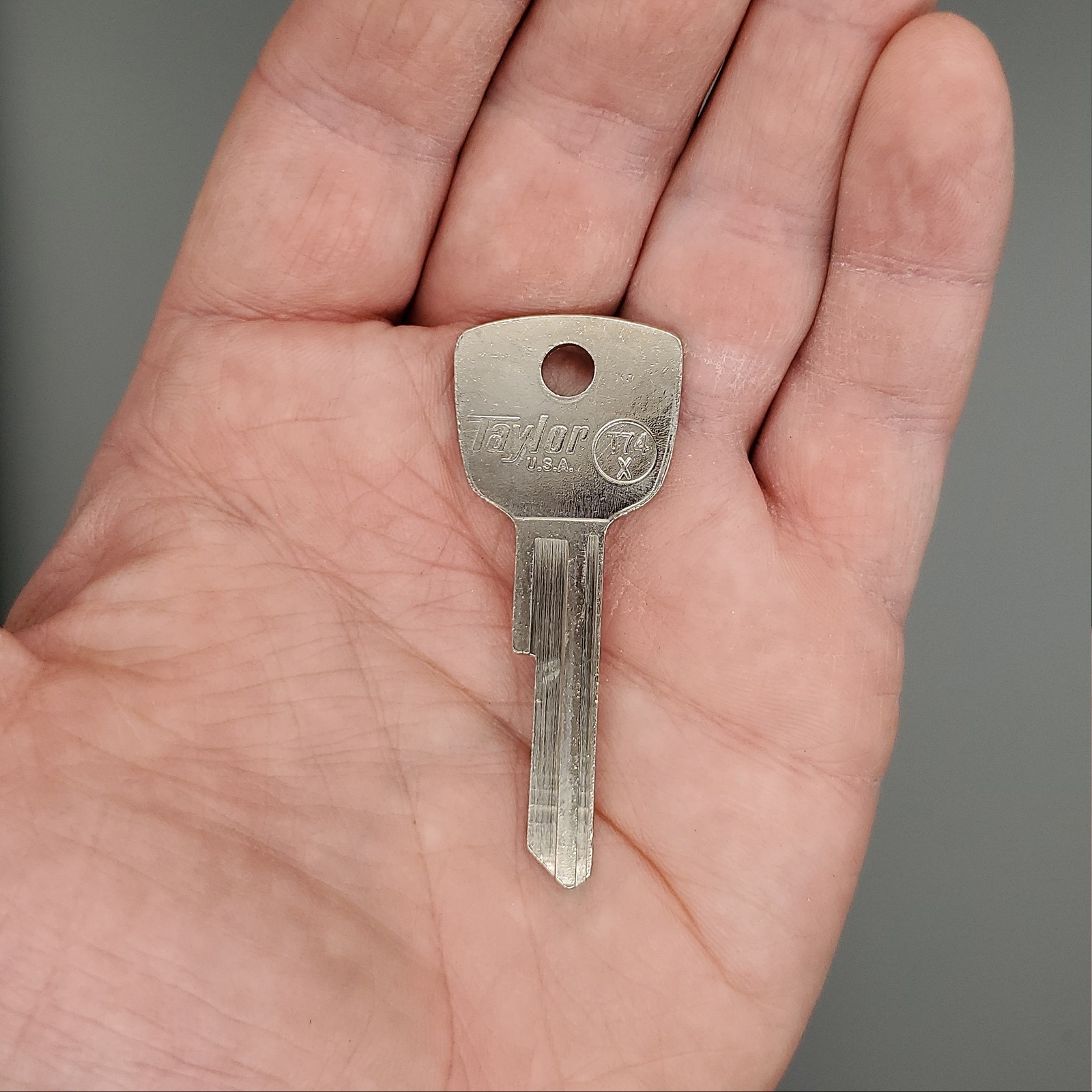 2x Taylor T74X / Ilco TA12 Key Blanks 1965-72 Toyota Land Cruiser Nickel Plated