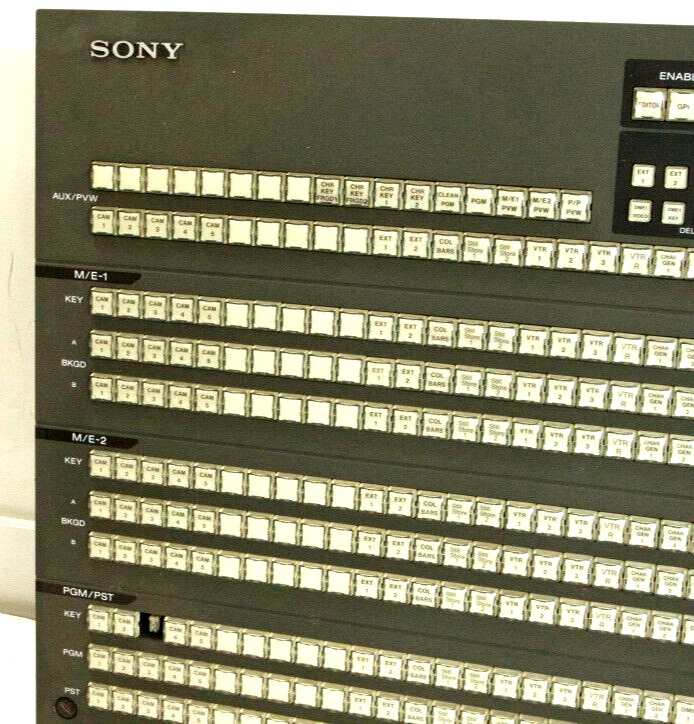 Sony DVS-8000 Switcher/ Control Panel m88