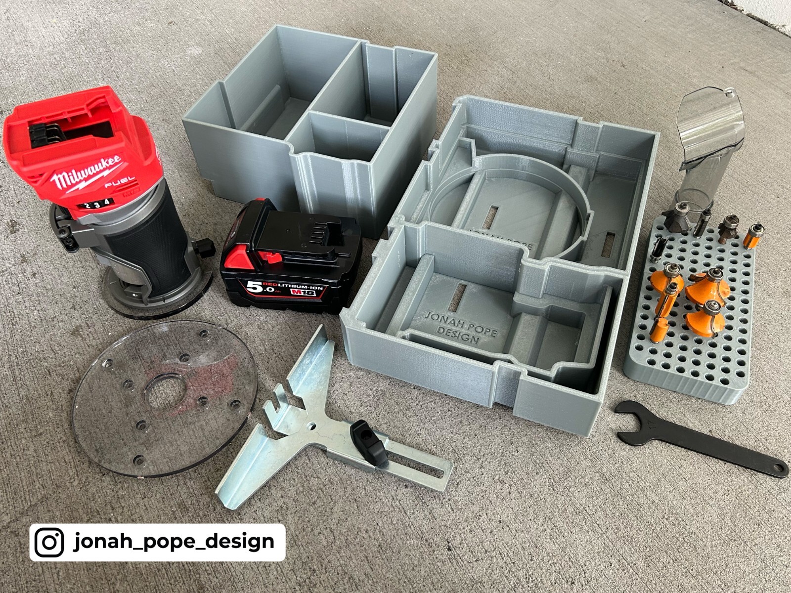 Insert for M18 Compact Router and Packout Tool Box Drawer (Insert Only)