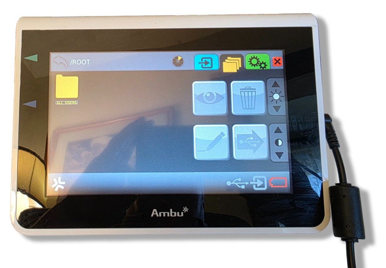 2607-020 Ambu aView Mobile Patient Endoscopy Monitor Diagnostic Terminal