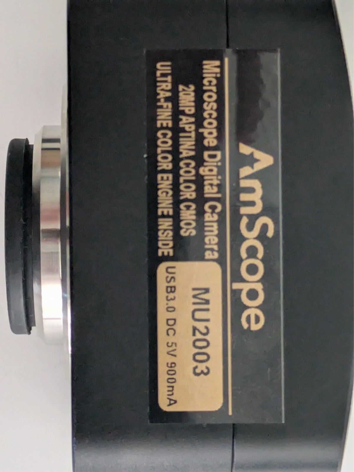 AmScope MU2003 20MP USB 3.0 Digital Microscope Camera Complete Kit - Open Box