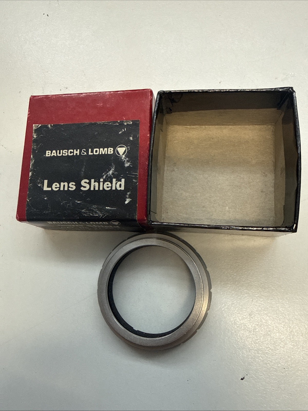 Vintage Bausch & Lomb Lens Shield Cat. No. 31-26-21 w/ Original Box