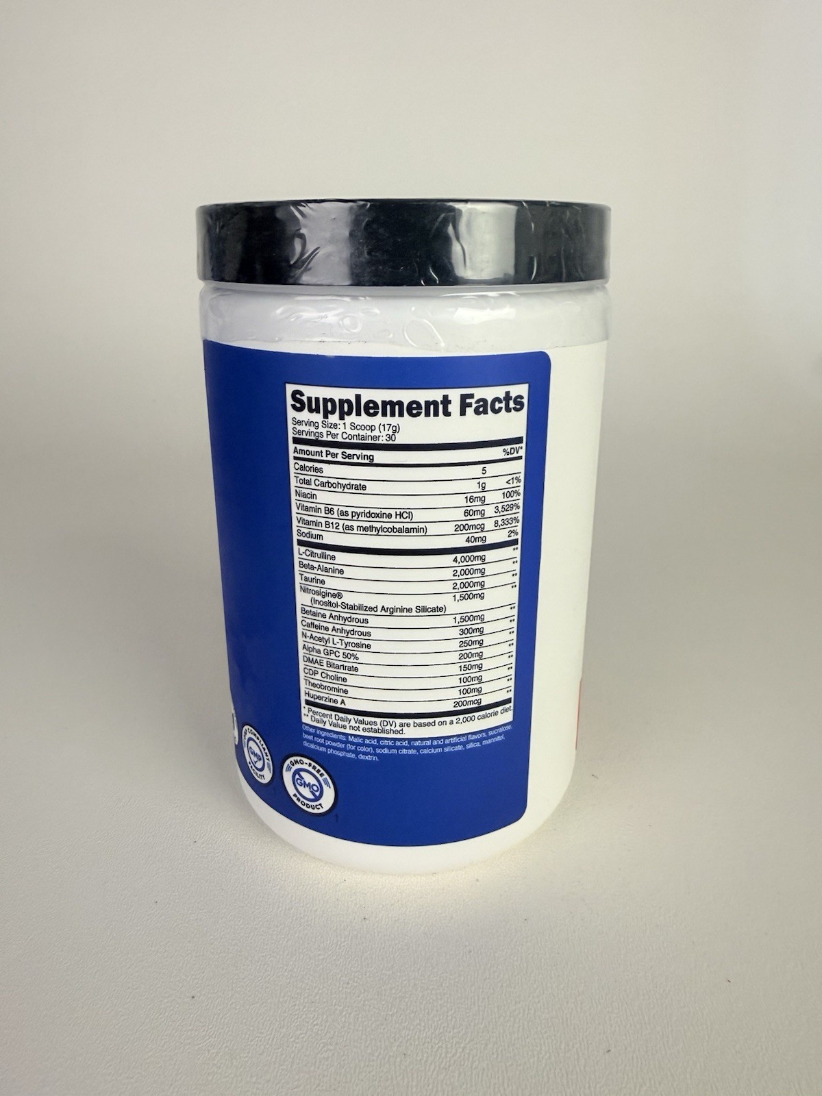 Nutricost Pre-X, Xtreme PreWorkout Powder Complex, Fruit Punch, 30 Servings