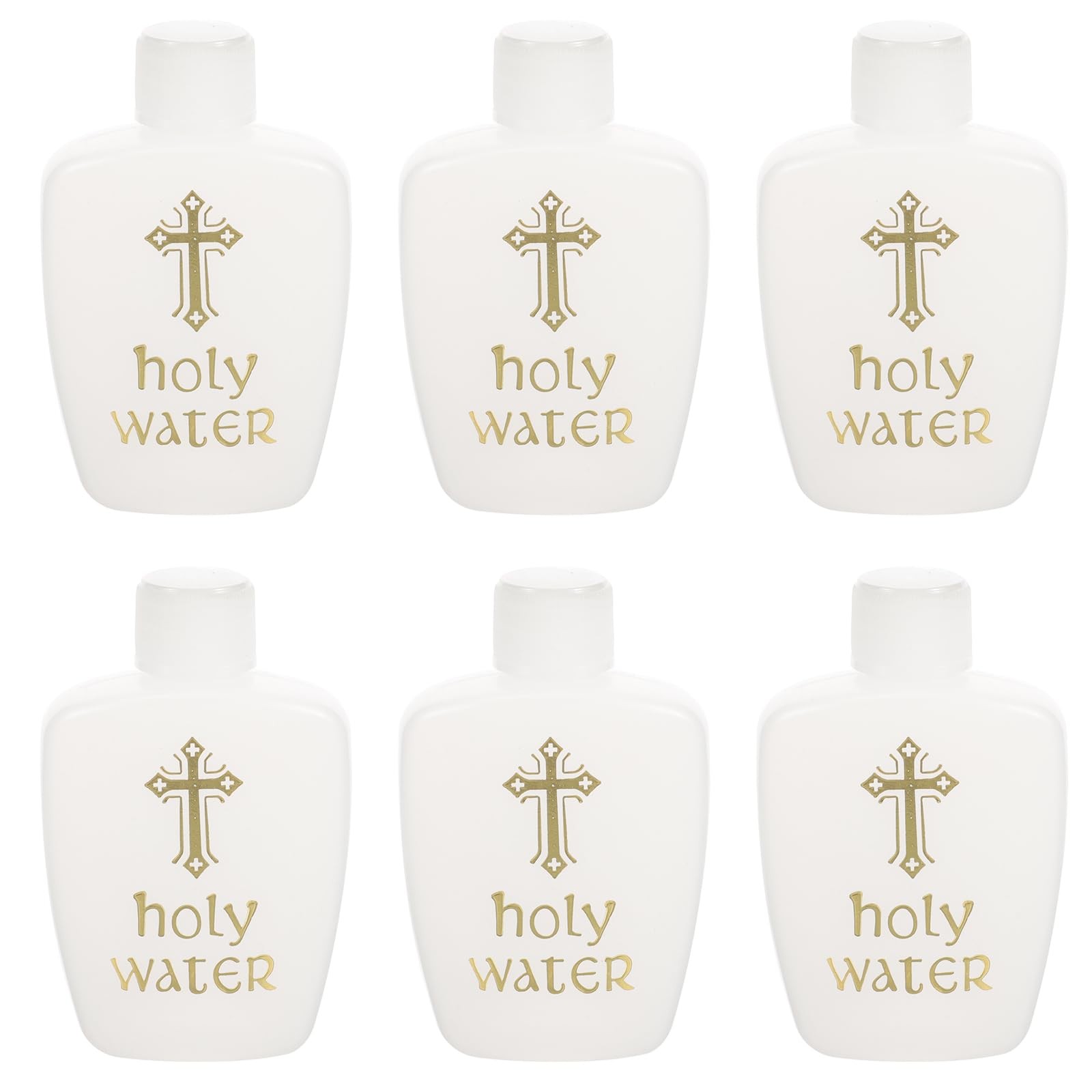 6Pcs Small Holy Water Bottle 60ML Holy Water Plastic Bottle Empty Containers ...