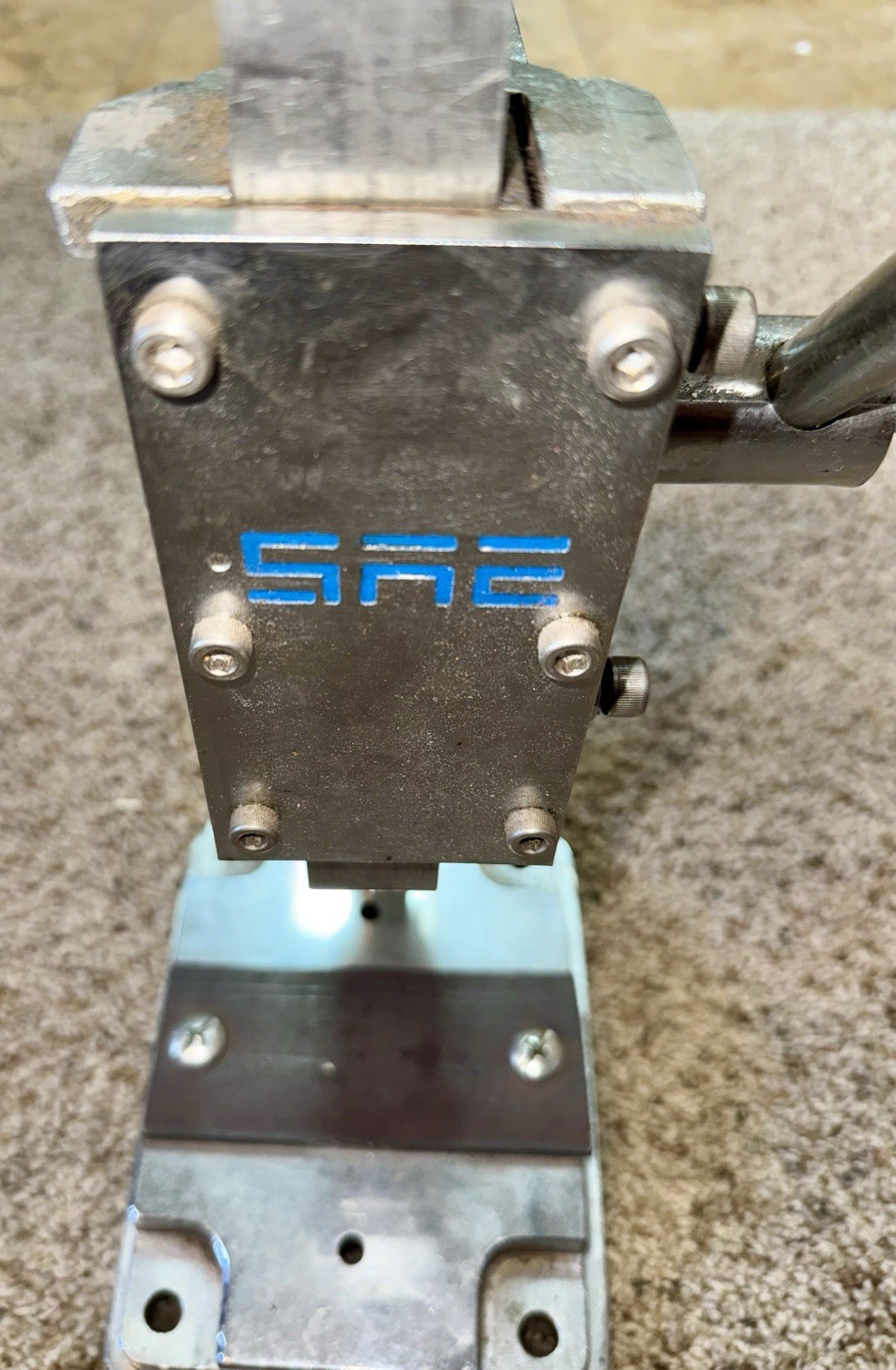 Solid Stainless Steel Arbor Press w Retract Spring