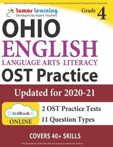 Ohio State Test Prep: Grade 4 English Language Arts Literacy (ELA) Practice: New
