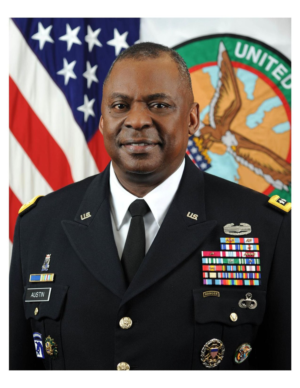 United States Army General Lloyd J. Austin 8x10 Portrait Photo On 8.5" x 11"
