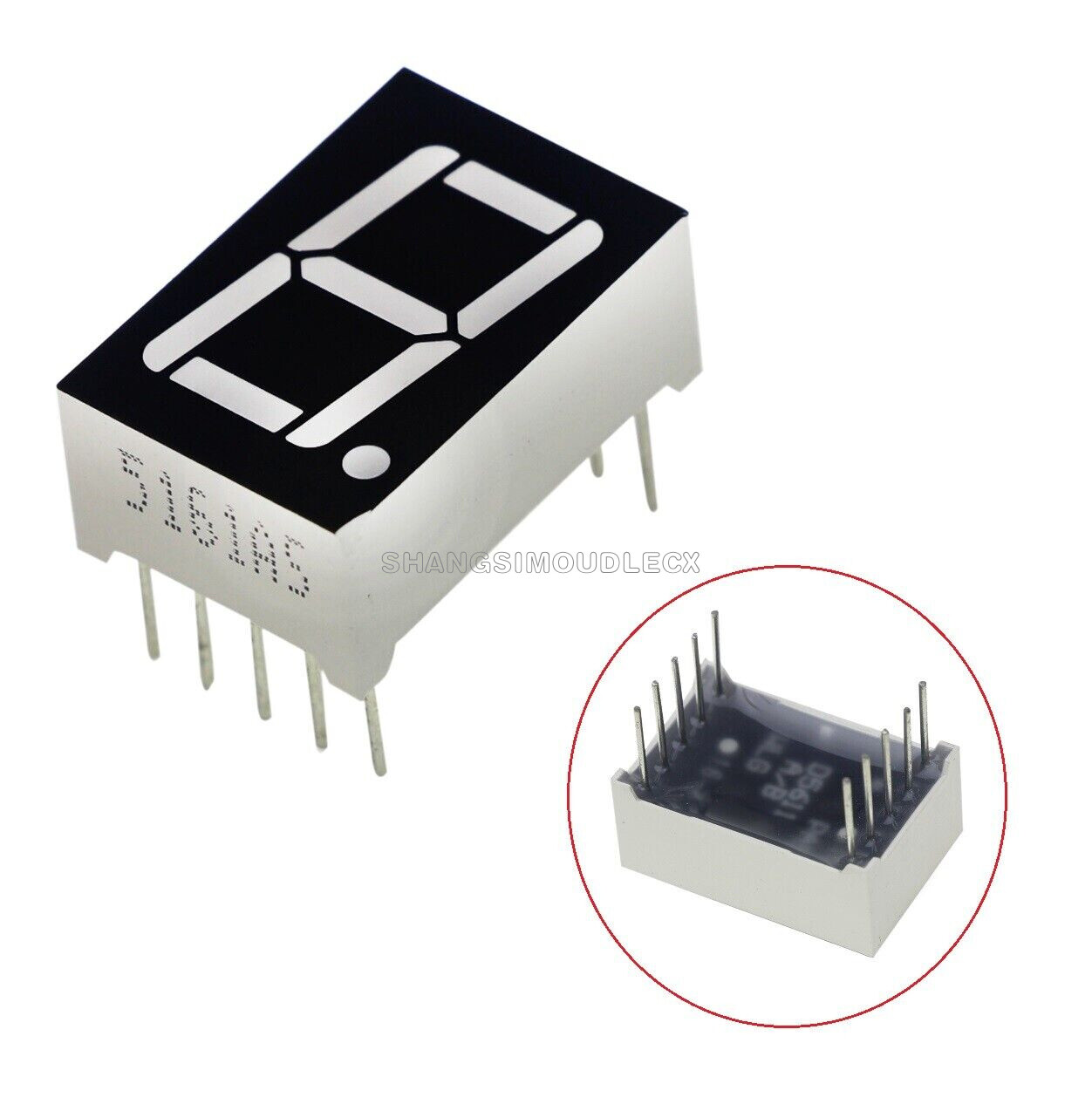 5PCS Red 0.56" 7 Segment 2 Digit Common Anode RED LED Digital Display