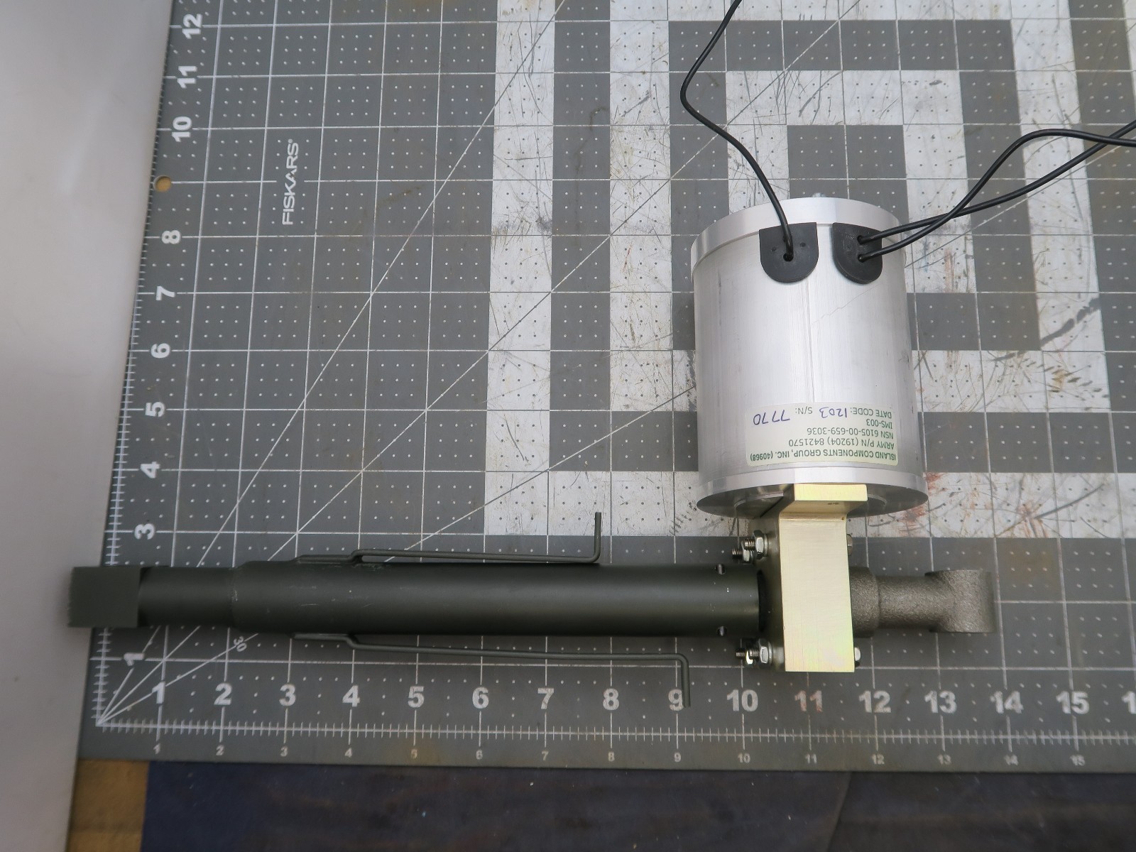 3” Stroke AC Linear Actuator Military [B3FL]