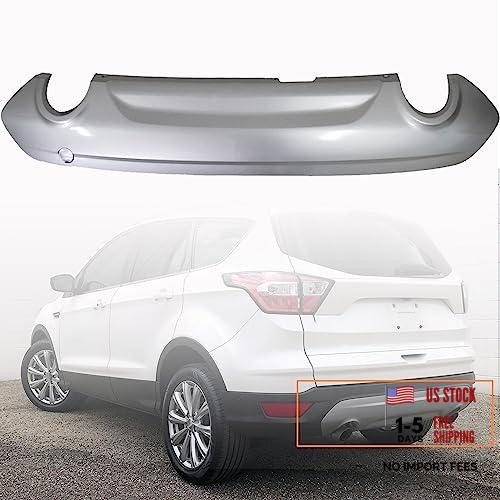 Rear Lower Bumper Cover Silver Replacement for 2013 2014 2015 2016 2017 Escape