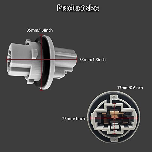 Turn Signal Bulb Socket Plug for Toyota Front 2 Pcs