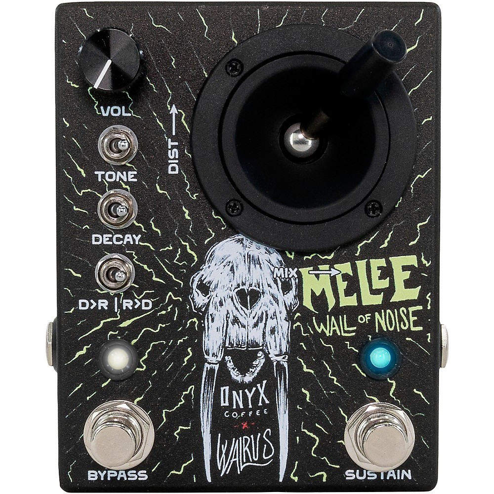 Walrus Audio Melee Wall of Noise Reverb and Distortion Effects Pedal  Onyx Ed