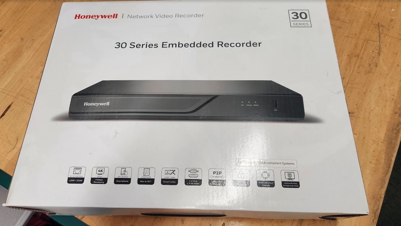 Honeywell 16 Channel NVR  H.265/H.264 PoE NVR, 4TB HDD Included