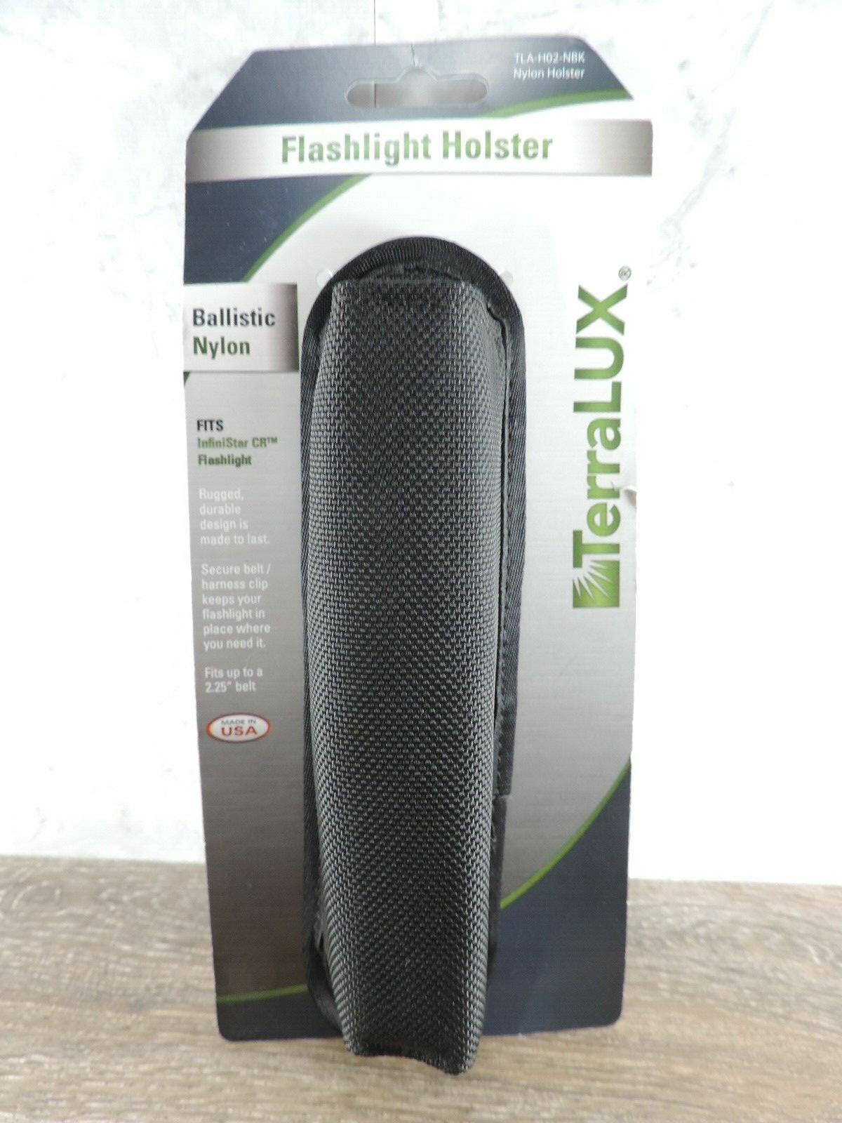 TerraLux Flashlight Holster Ballistic Nylon Fits InfiniStar CR Flashlight