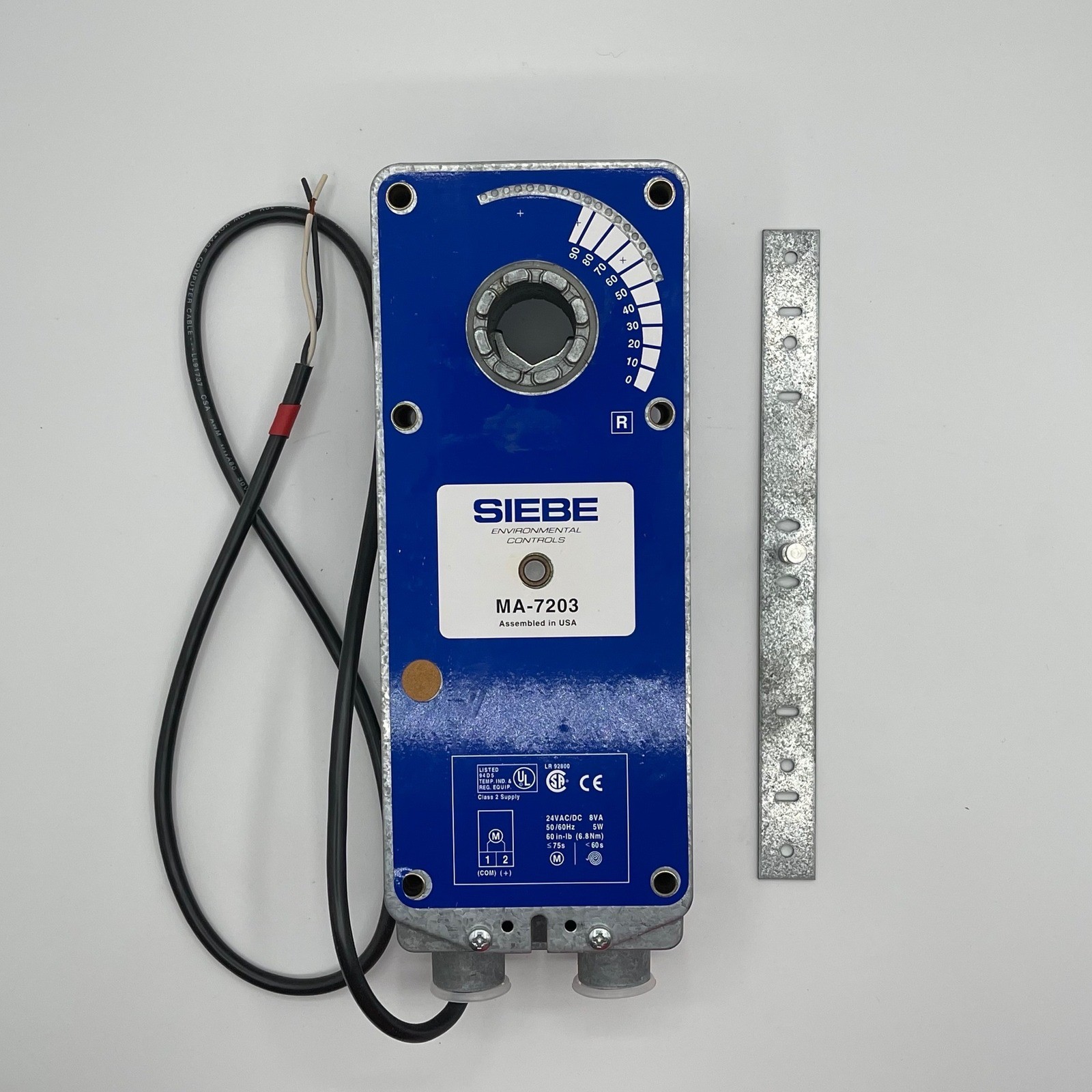 Siebe Environmental Controls MA-7203 Spring Return Actuator 24V 60 in-lb NEW