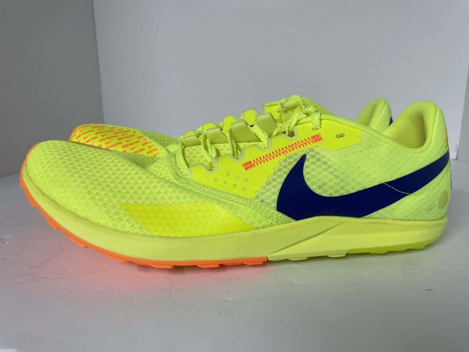 Nike Zoom Rival 6 Cross Country Spikes Volt DX7999-701 Men's Cleats Size 12