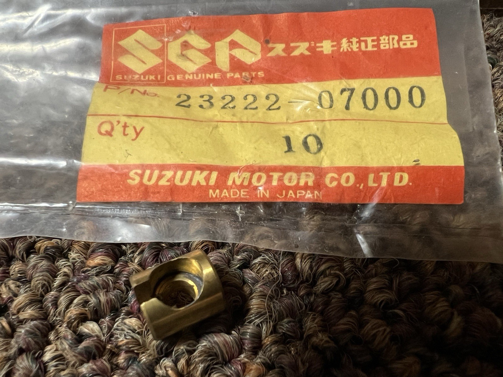 New Genuine Suzuki 23222-07000 Clutch Release Cable End Connector