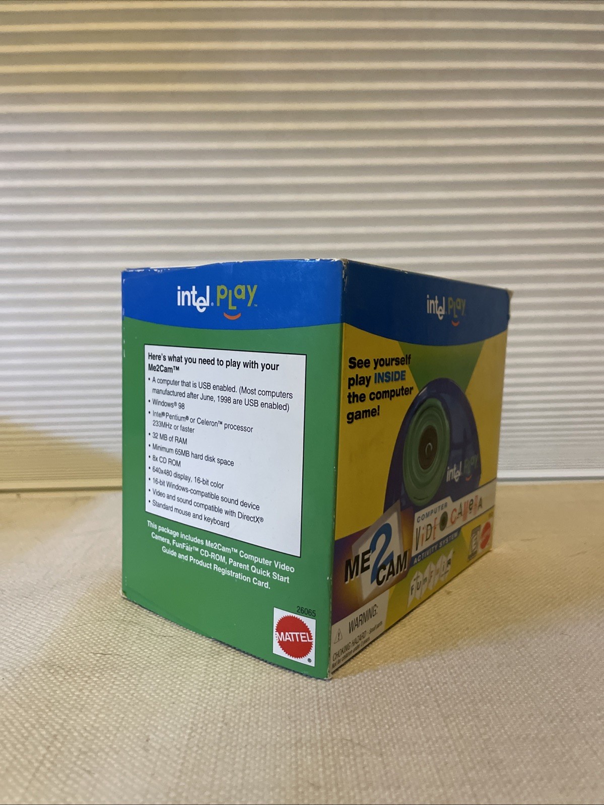 Genuine Mattel Intel Play Me2Cam Computer Video Camera **READ**