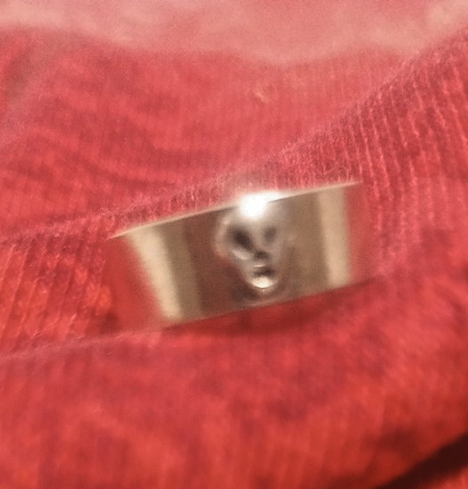 3 Skulls Design Women's Toe Ring Solid 925 Sterling Silver Adjustable