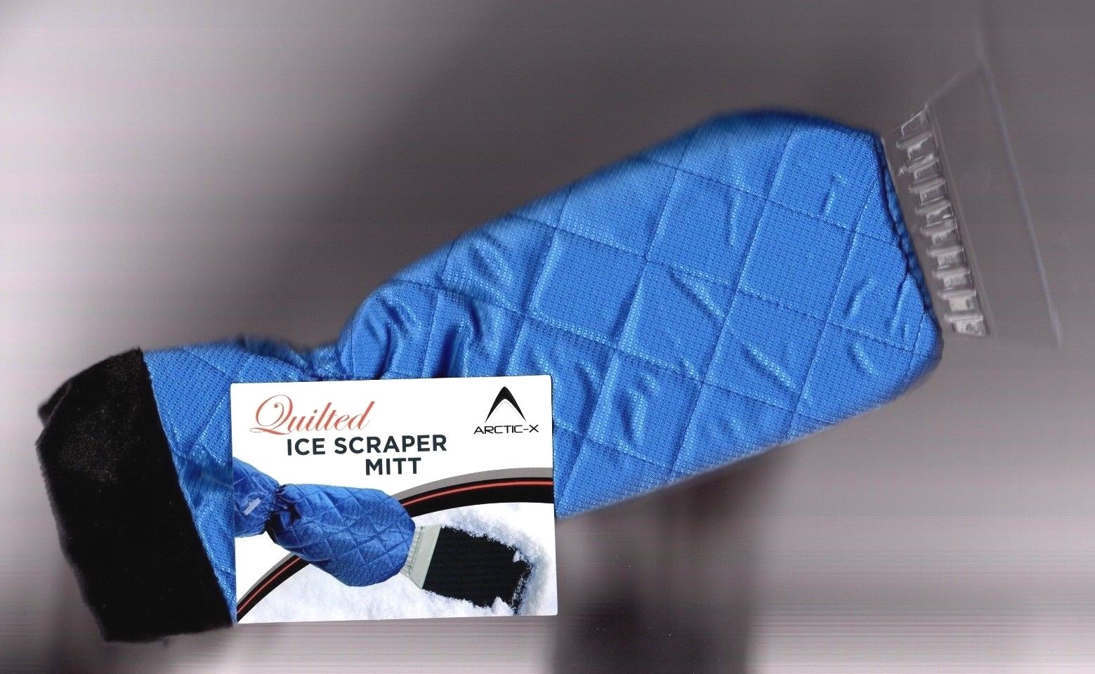 Ice Scraper Snow Mitt removal (brush),Quilted for warmth/comfort >Free Shipping!