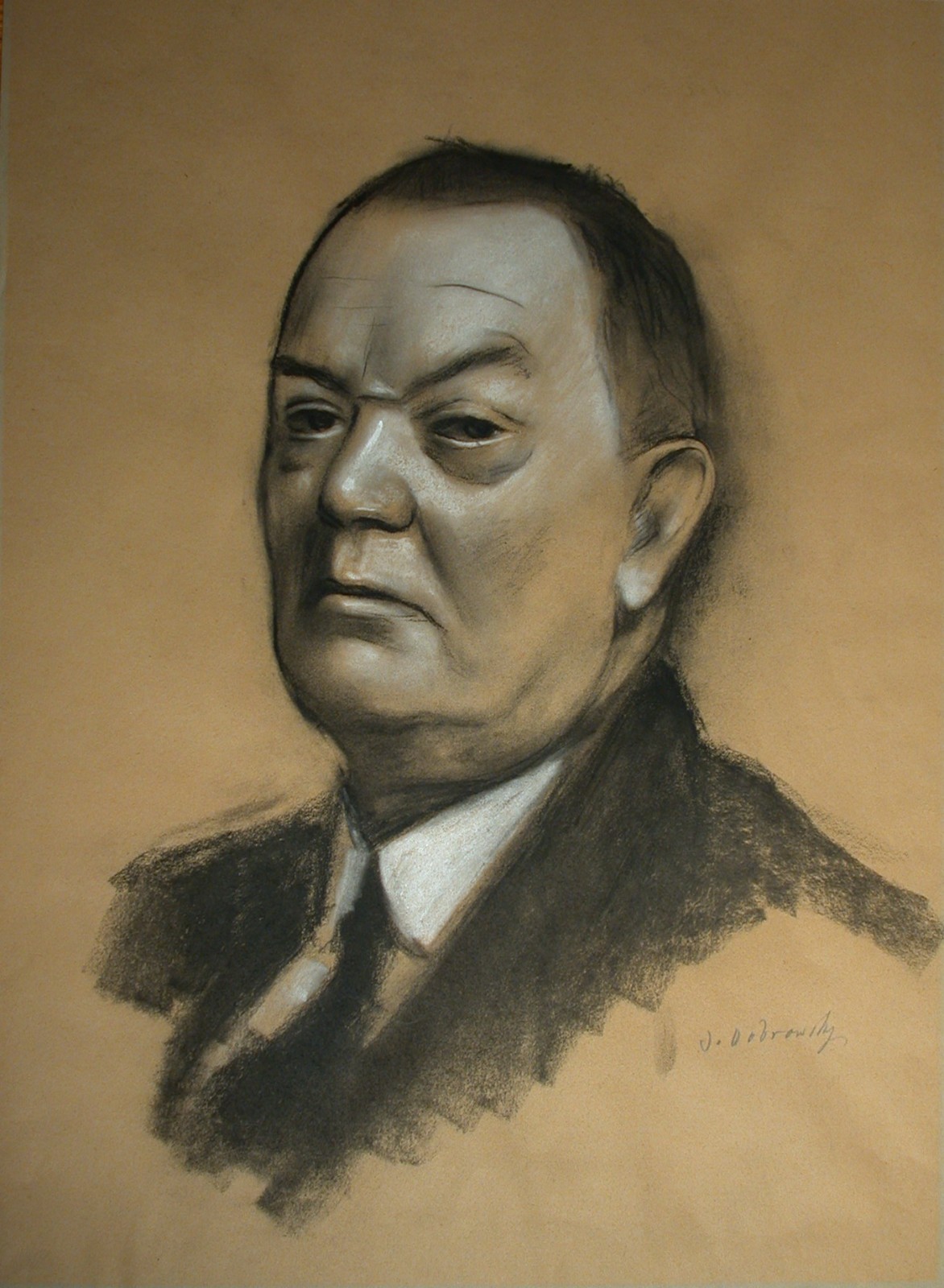 Josef Dobrowsky (1889-1964) Man Portrait