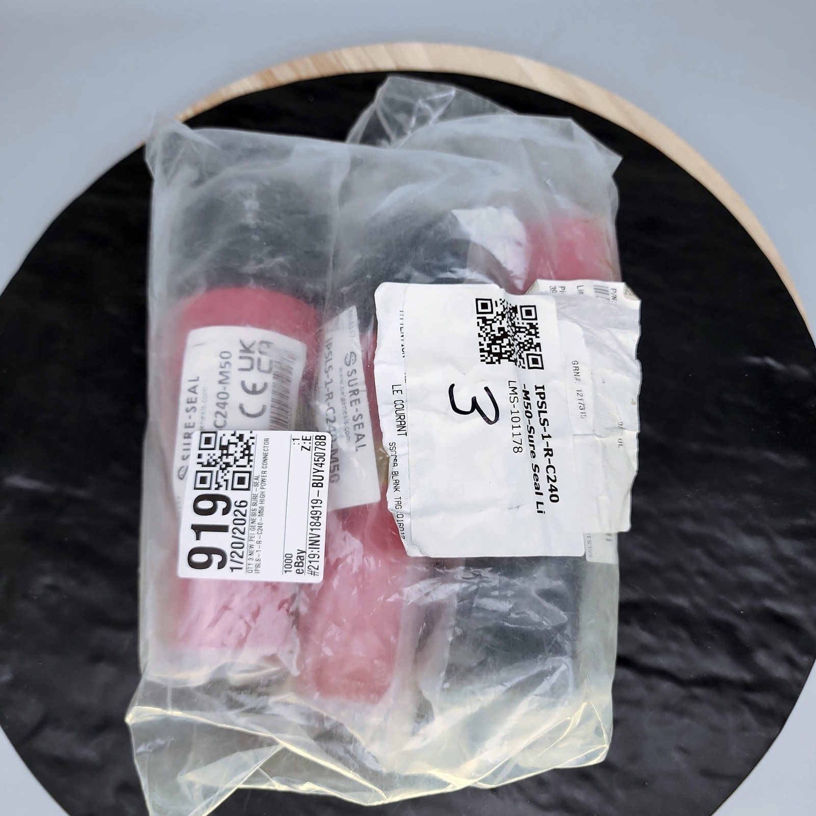 PEI GENESIS SURE-SEAL IPSLS-1-R-C240-M50 High Power Connector NEW QTY 3⚡