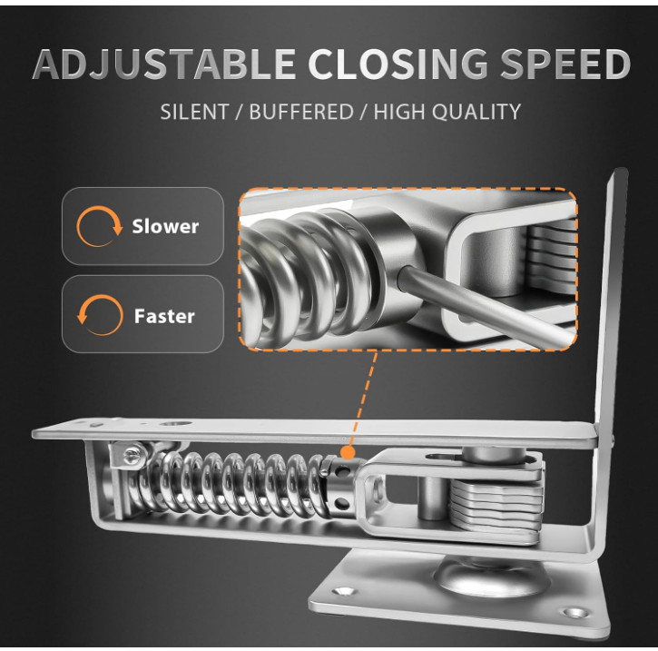 Double Action Spring Hinges Swinging Door Hinge Pivot Hinge with self-Closing