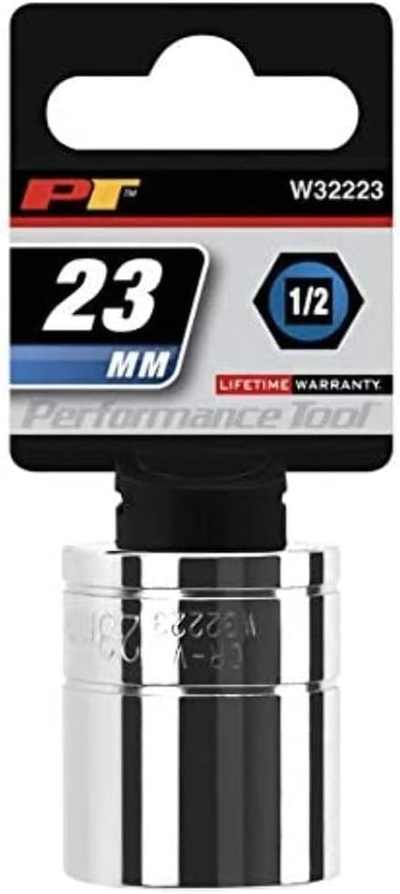 W32223 1/2 Drive 23mm 6Point Socket 1 Pack