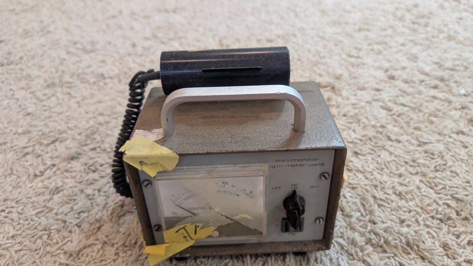 Mini Monitor Series 5.10 With End Window Probe Geiger Counter Meter