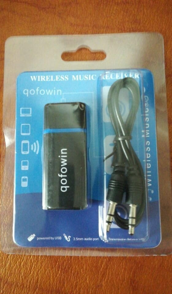 USB Bluetooth Receiver Adapter, Wireless Audio Adapter Car Kit Music Receiver...